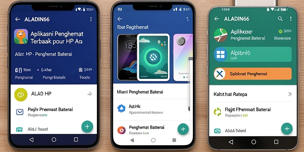 Antarmuka ALADIN66 yang membantu menghemat baterai secara efisien.