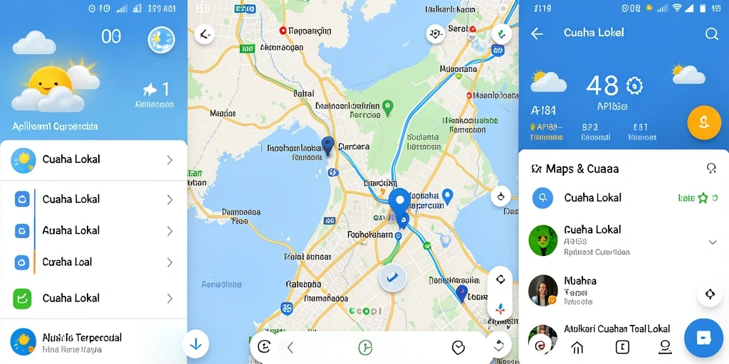 Antarmuka API88 menampilkan informasi cuaca secara jelas dan informatif.