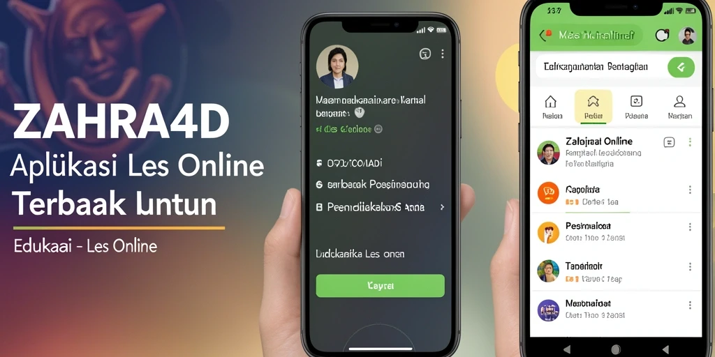 Antarmuka aplikasi ZAHRA4D yang menarik dan mudah digunakan.